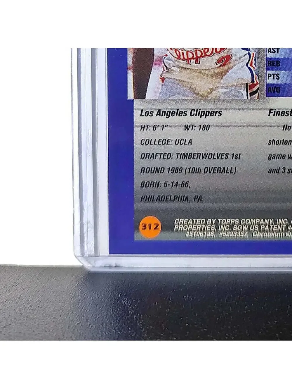 Pooh Richardson 1994-95 Topps Finest #312 Basketball Card